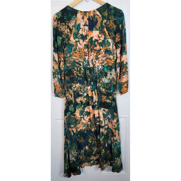 Soft Surroundings Midi Dress Size S Petite Dakota Floral - Picture 9 of 10